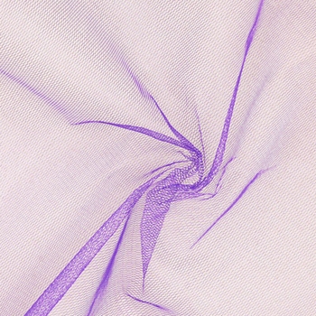Tule hard type 100% nylon (50m x 140cm), Purple